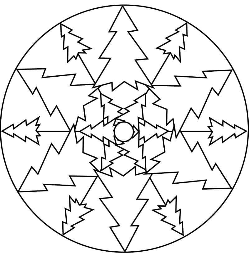 Mandalas de Noël 9